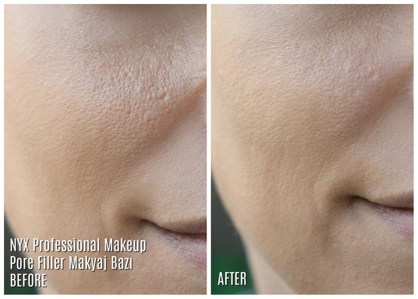 NYX Professional Makeup Pore Filler makyaj bazının yapısı ve kalıcılığı