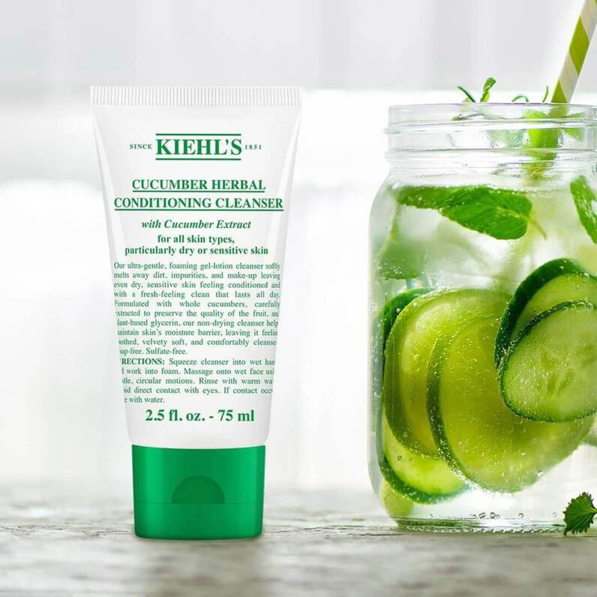 Kiehl's Cucumber Herbal Conditioning yüz temizleme jeli 
